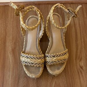 Sam Edelman raffia heels